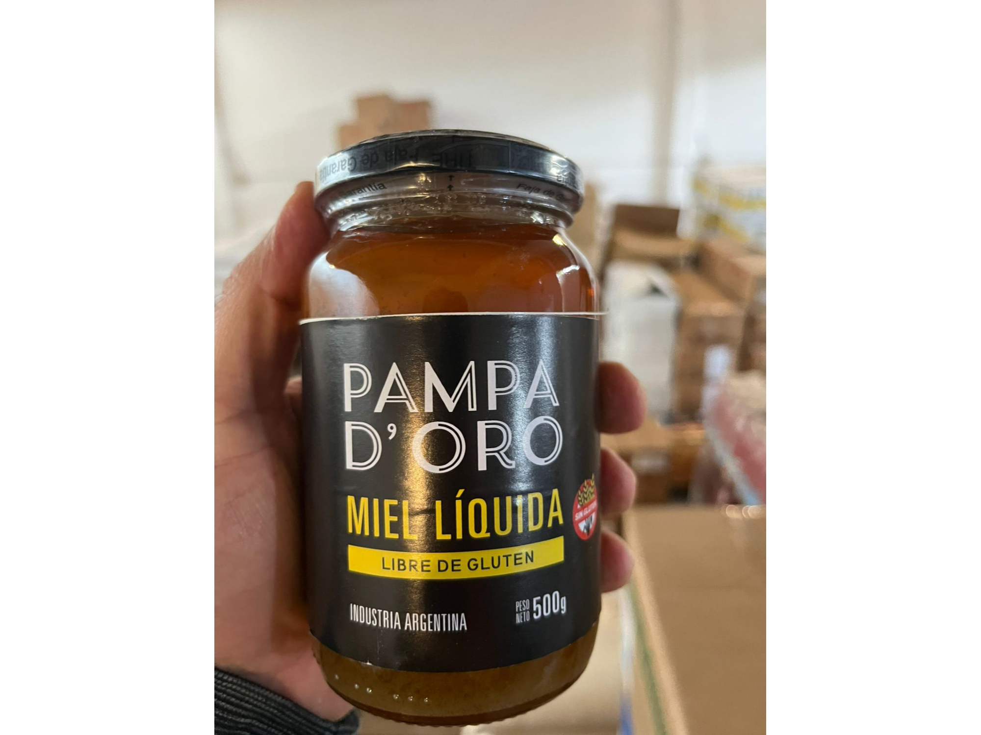 Miel "Pampa de Oro" liquida 380 gr