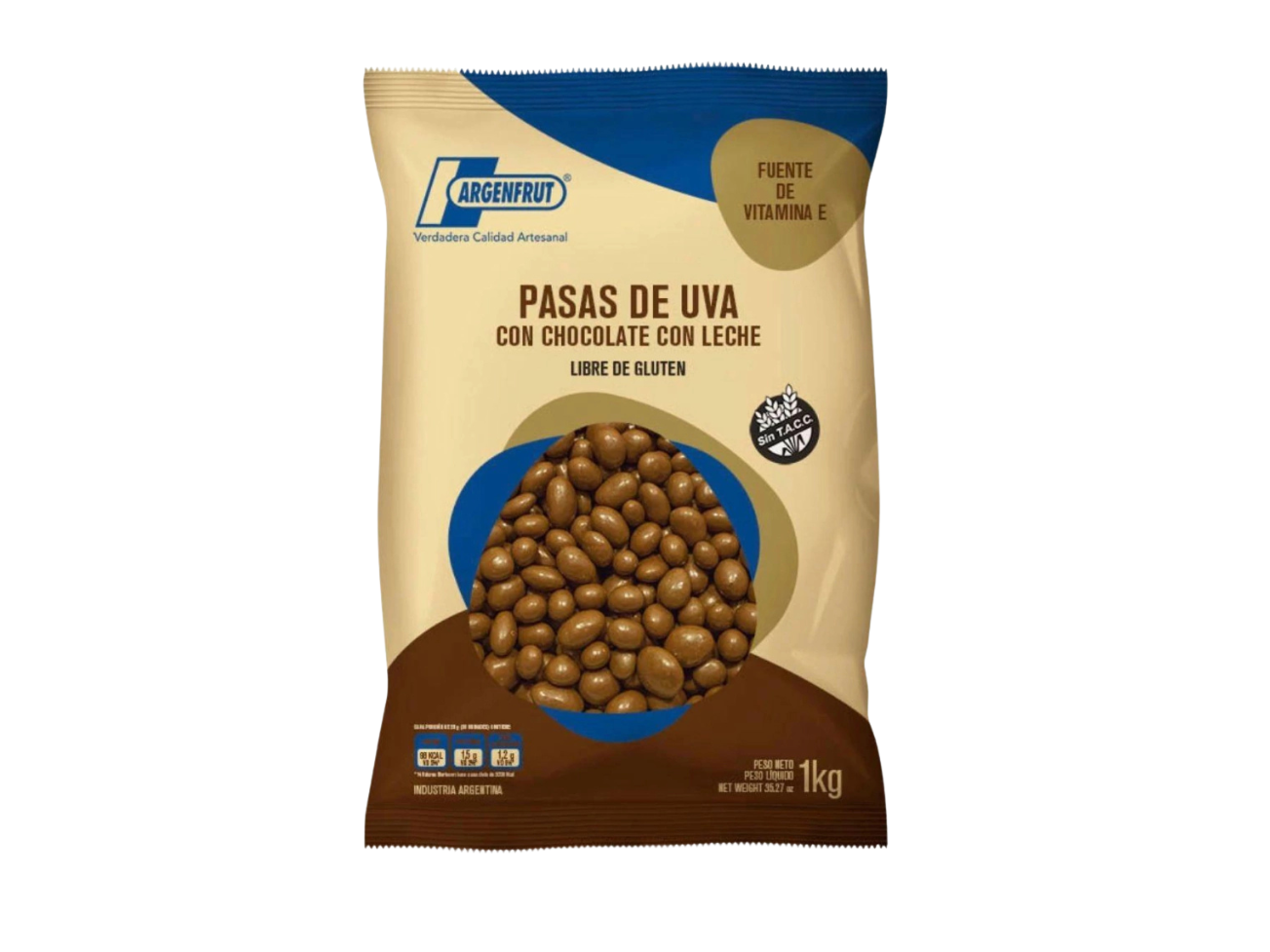 Pasas de uva con chocolate Argenfrut