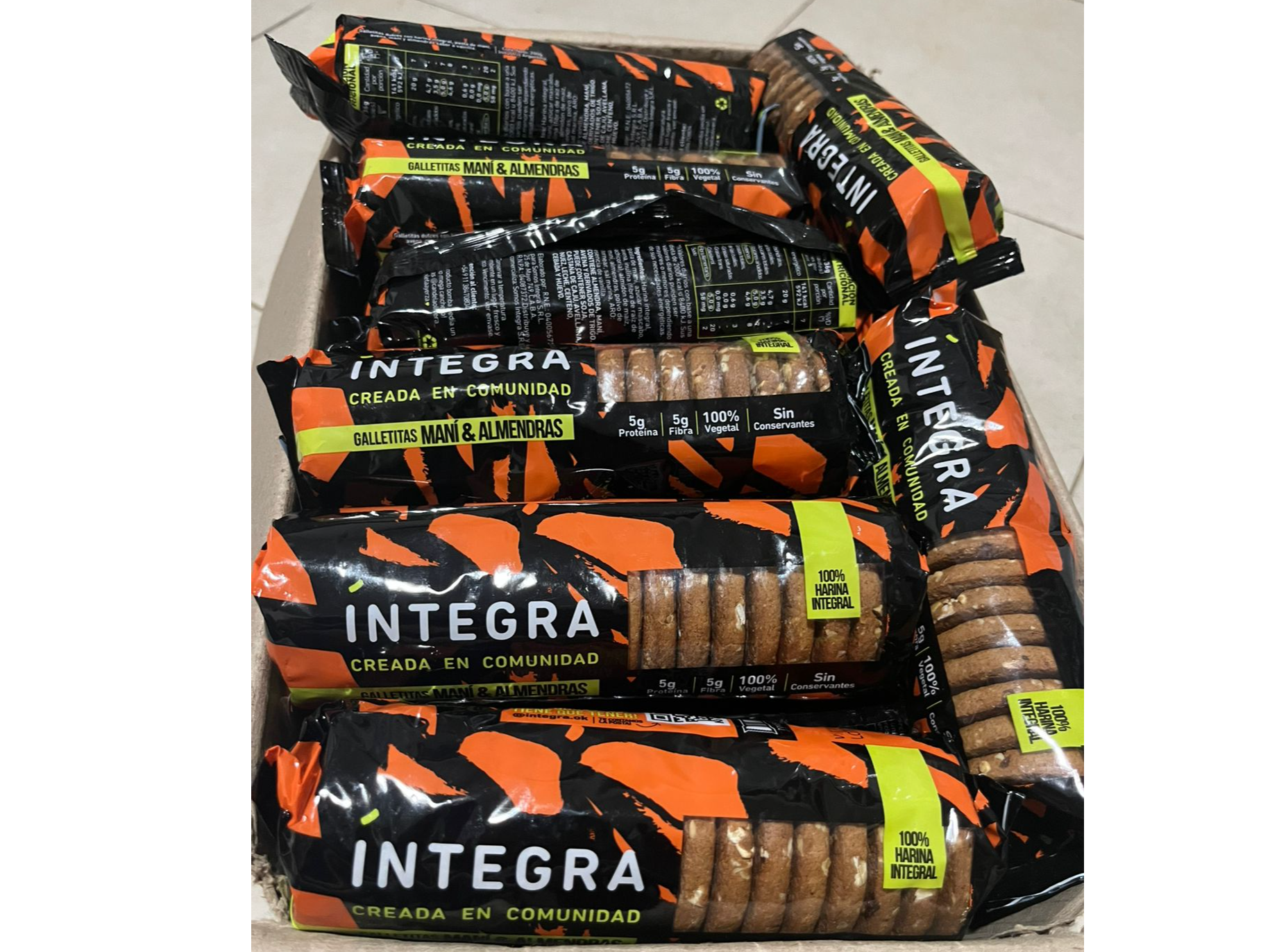 Cookies mani y almendras