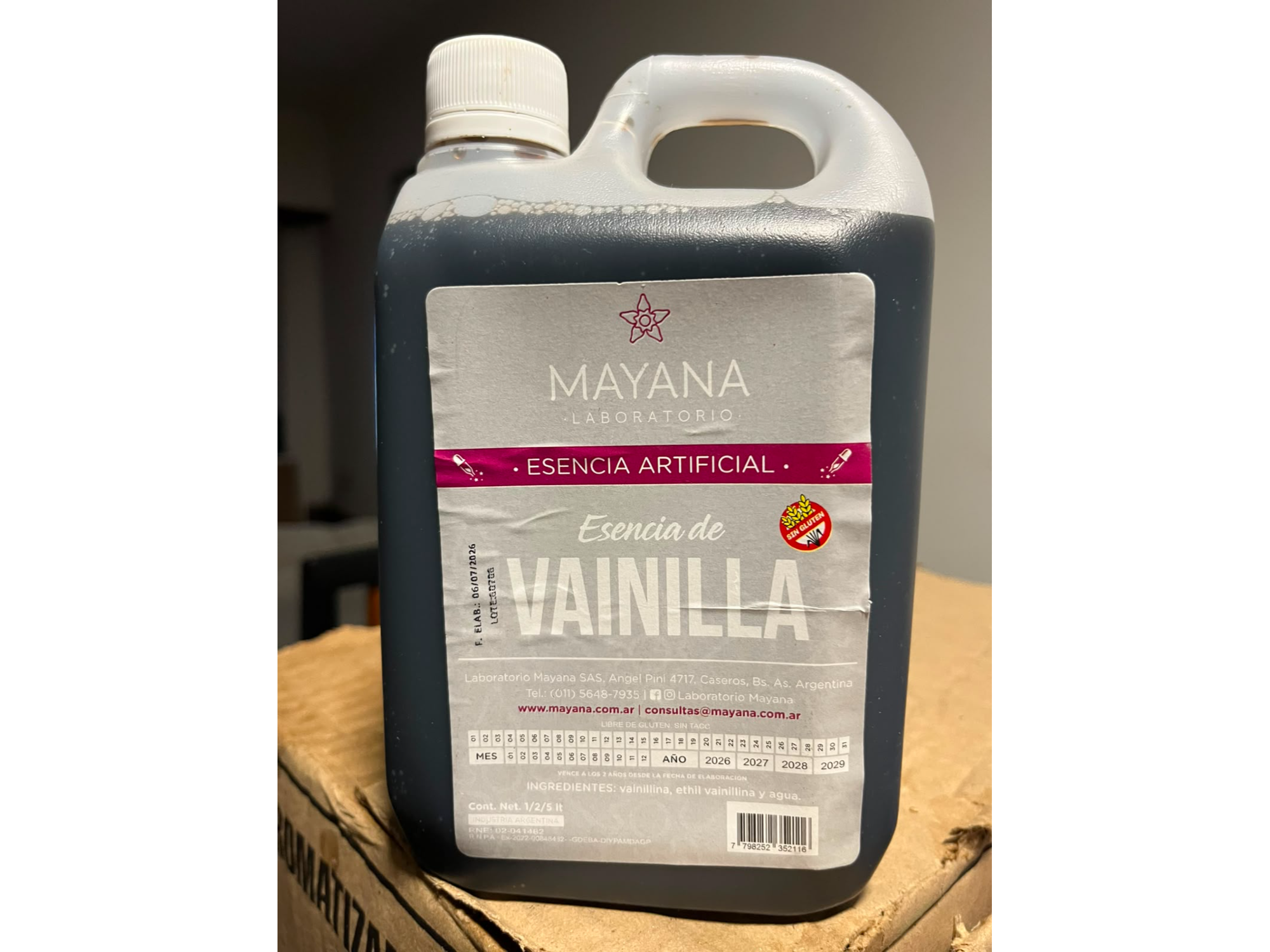 Escencia de vainilla 1 l