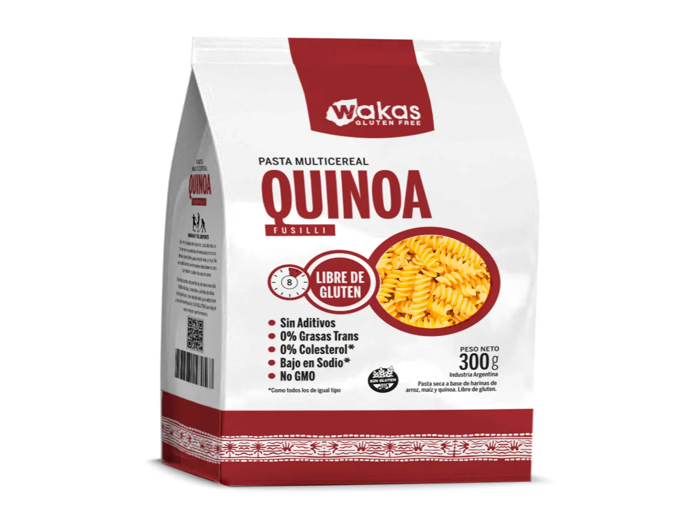 Fideos wakas 300 gr Quinoa (sin tacc)