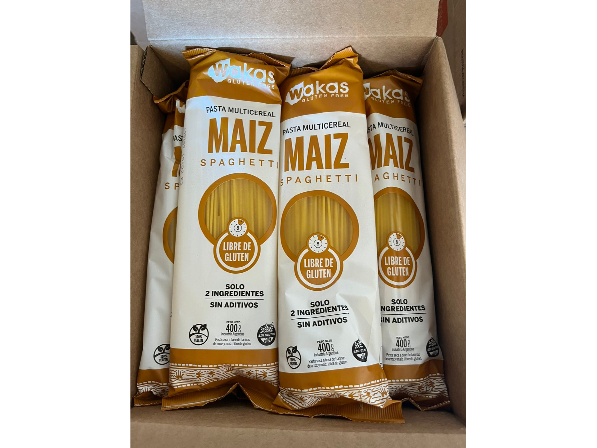 Fideos spaguitti Wakas (sin tacc)