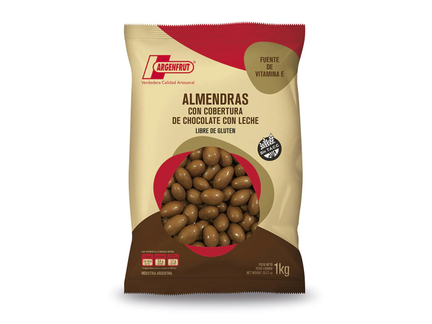 Almendras con chocolate "Argenfrut" 1 kg