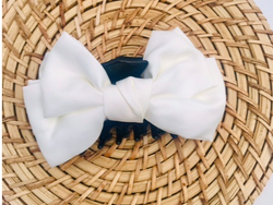 Moño Broche Blanco