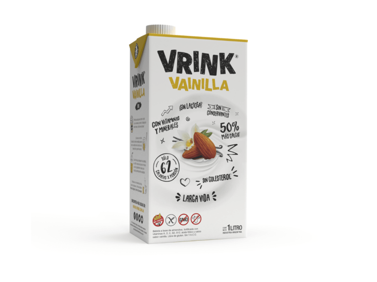 Leche de almendras vainilla Vrink x 1lt.