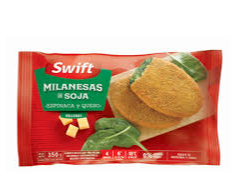 Milanesas de soja espinaca y queso 350 Gr x4 u