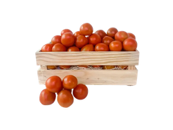 Cajón de tomate redondo