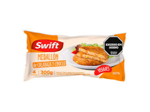 MEDALLON VEGGIE CALABAZA CHOCLO SWIFT 4U X 300 GR