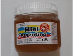 Miel argentina por 250grs
