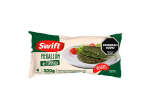 MEDALLON VEGGIE ESPINACA SWIFT 4U X 300 GR
