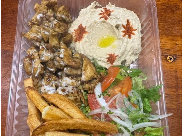 SHAWARMA DE POLLO AL PLATO