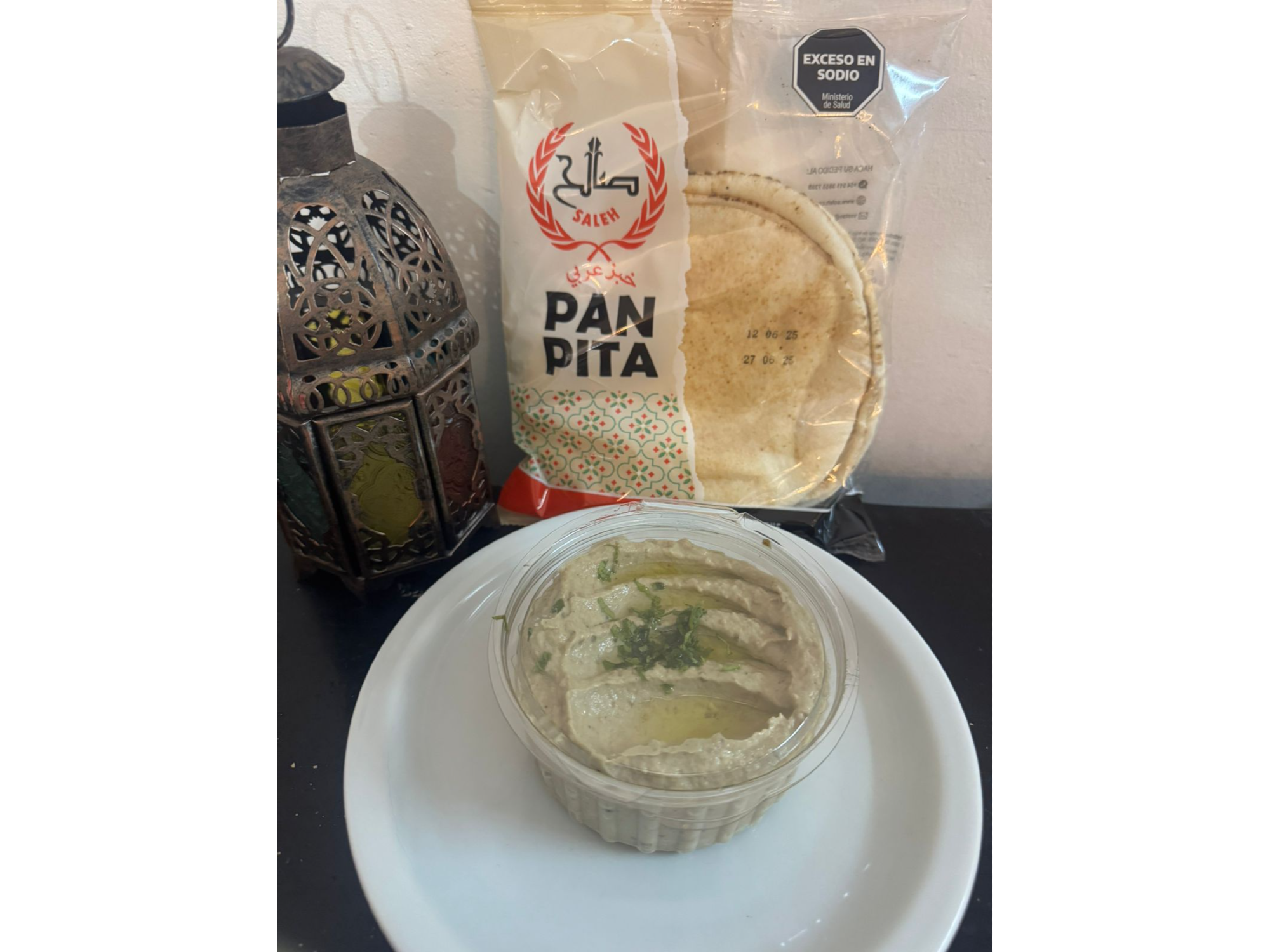 PAN PITA CON CREMA MTABAL
