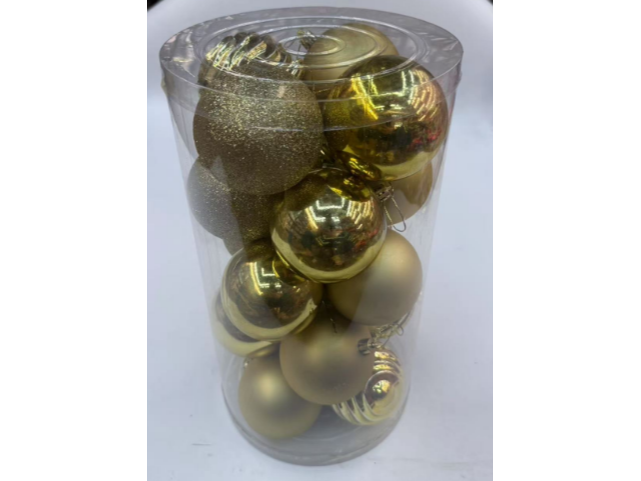 8CM ESFERAS NAVIDENAS (VARIOS COLORES) MCN-04731