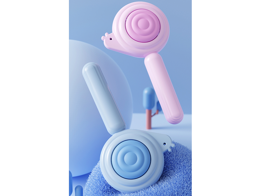 CEPILLO AUTOLIMPIANTE PARA MASCOTAS (DISENO CARACOL) MCN-07928