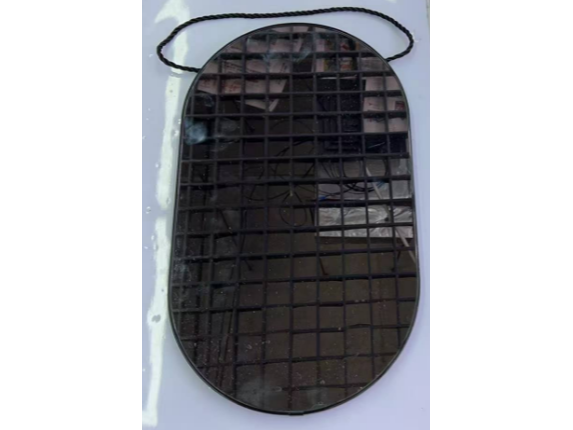 ESPEJO COLGANTE RECTANGULAR NEGRO MCN-06762