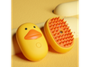CEPILLO CON SPRAY PARA MASCOTAS DISENO PATITO MCN-07929