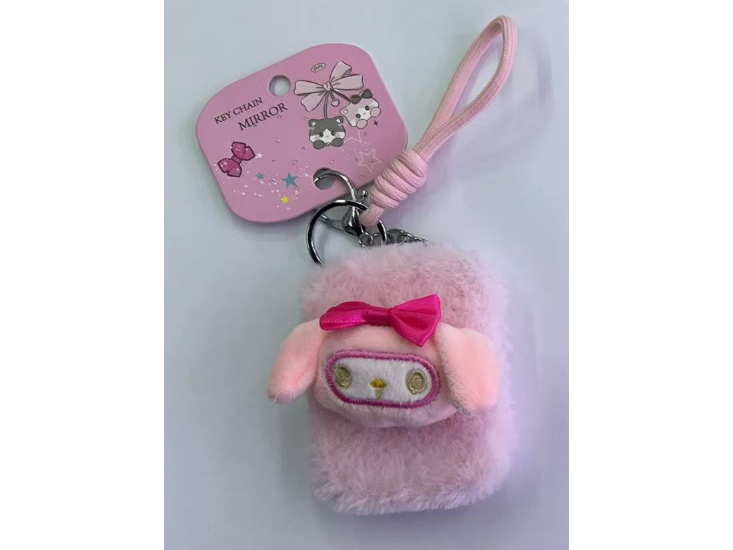 LLAVERO DE PELUCHE RECTANGULAR CON ESP MCN-06746