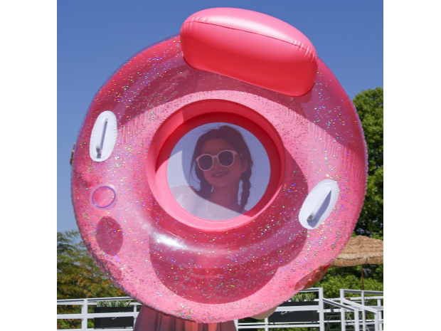 FLOTADOR INFLABLE 120X120CM (COLOR ROSA) MCN-03869
