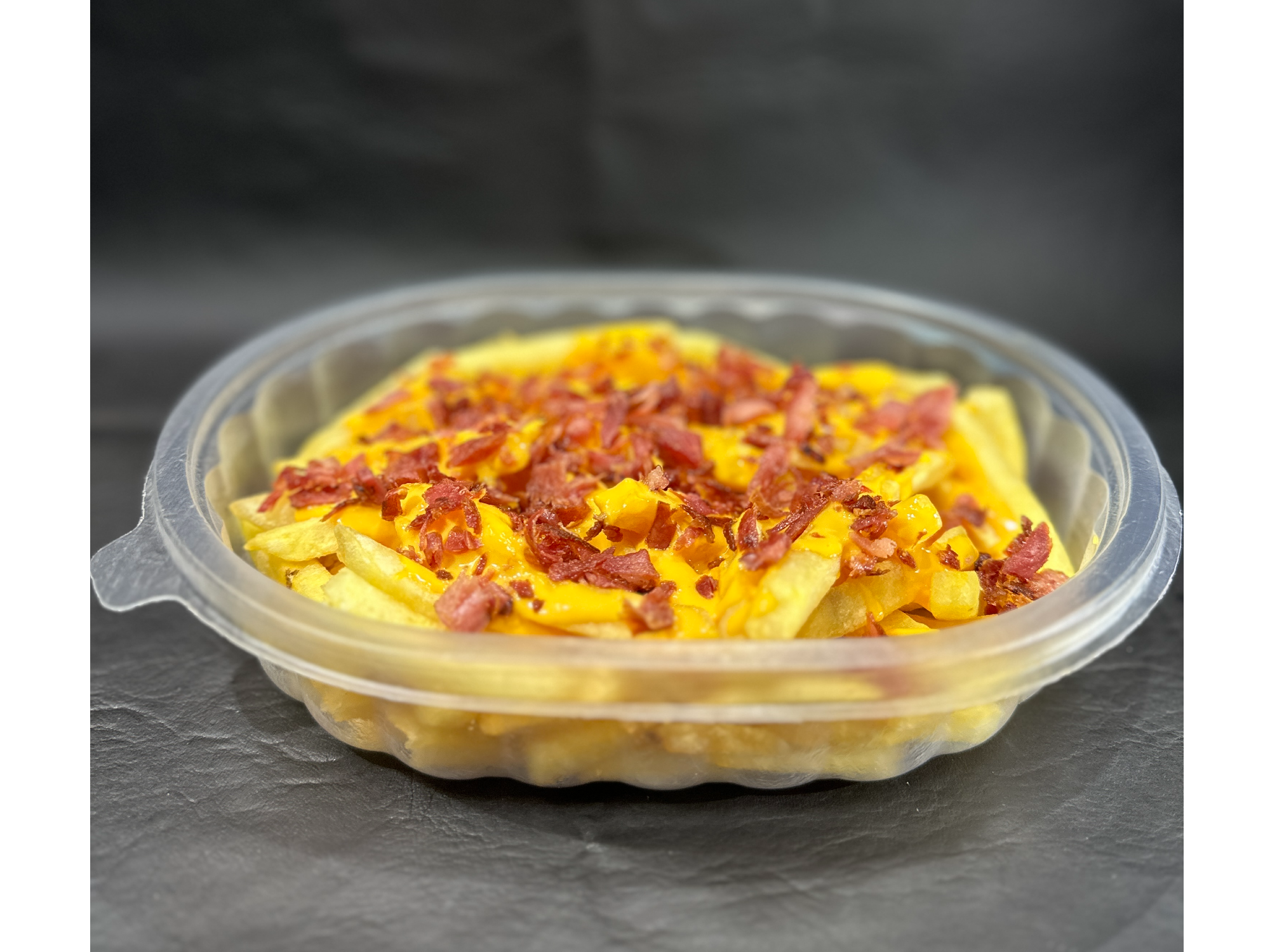 Papas con Cheddar y Bacon