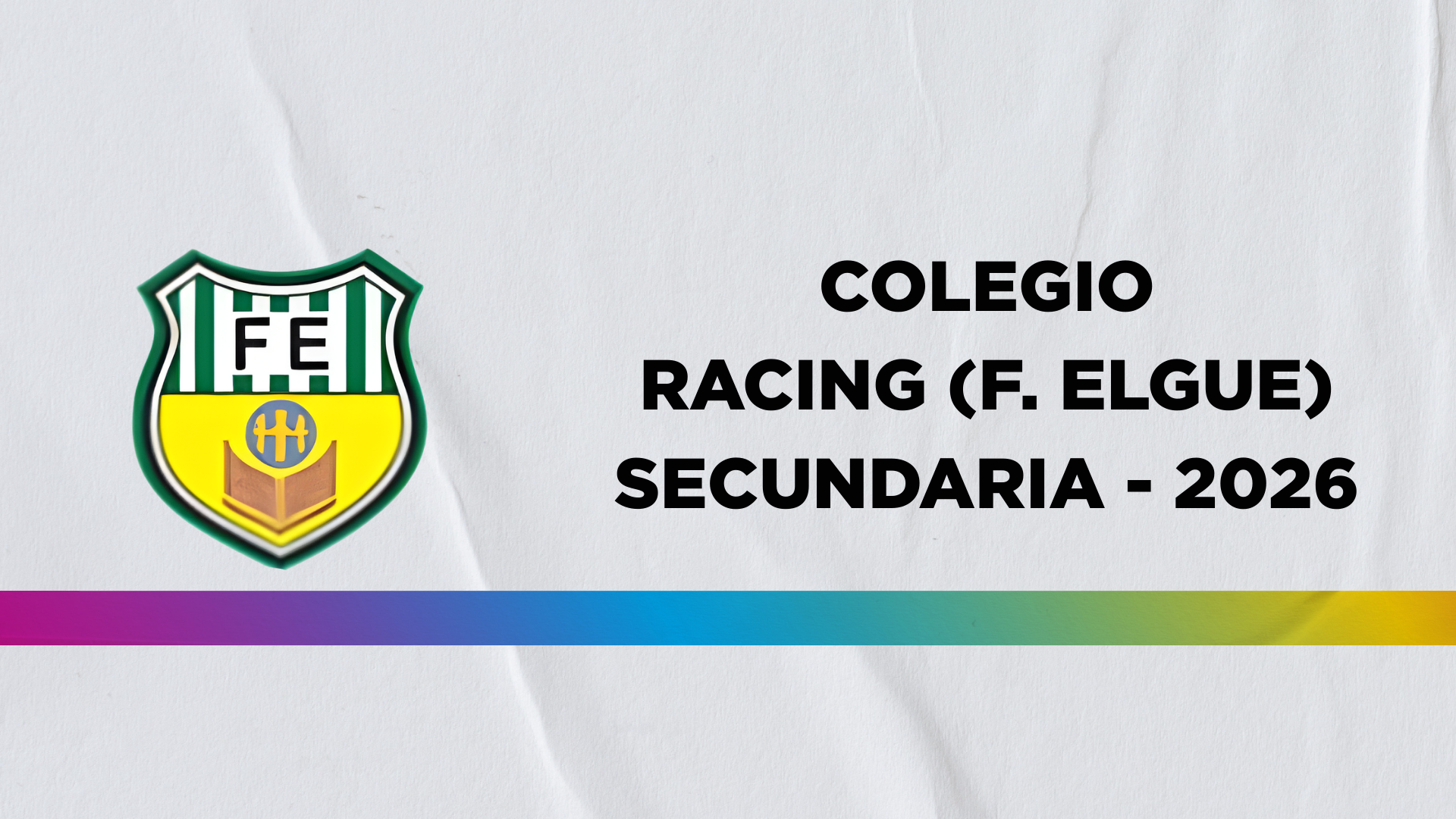 Colegio RACING (F. ELGUE) - SECUNDARIA 2026
