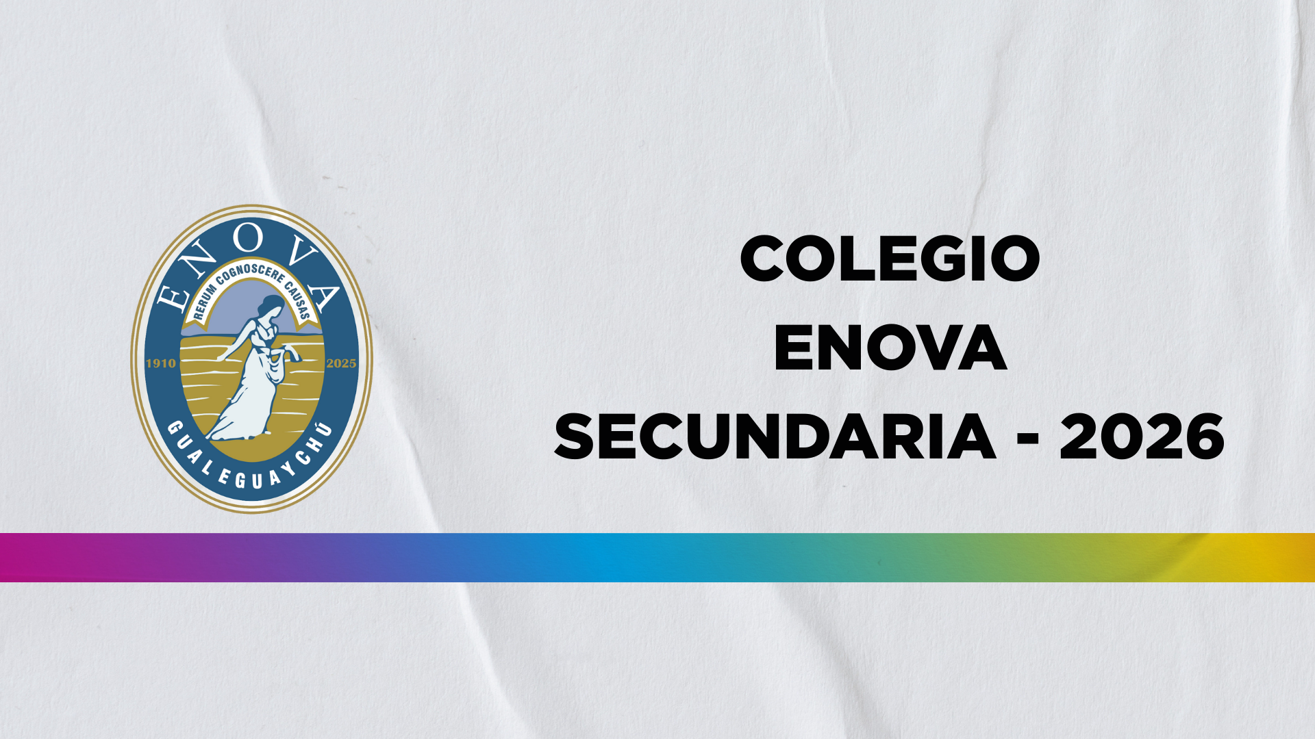 Colegio ENOVA - SECUNDARIA 2026