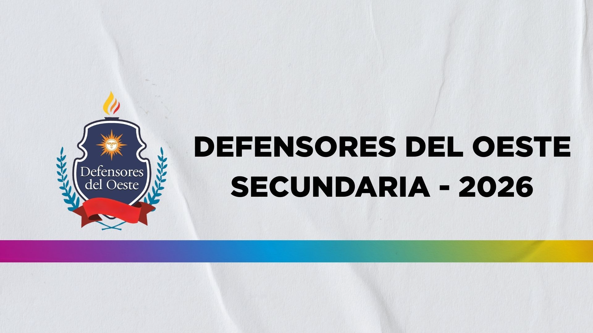 Colegio DEFENSORES DEL OESTE