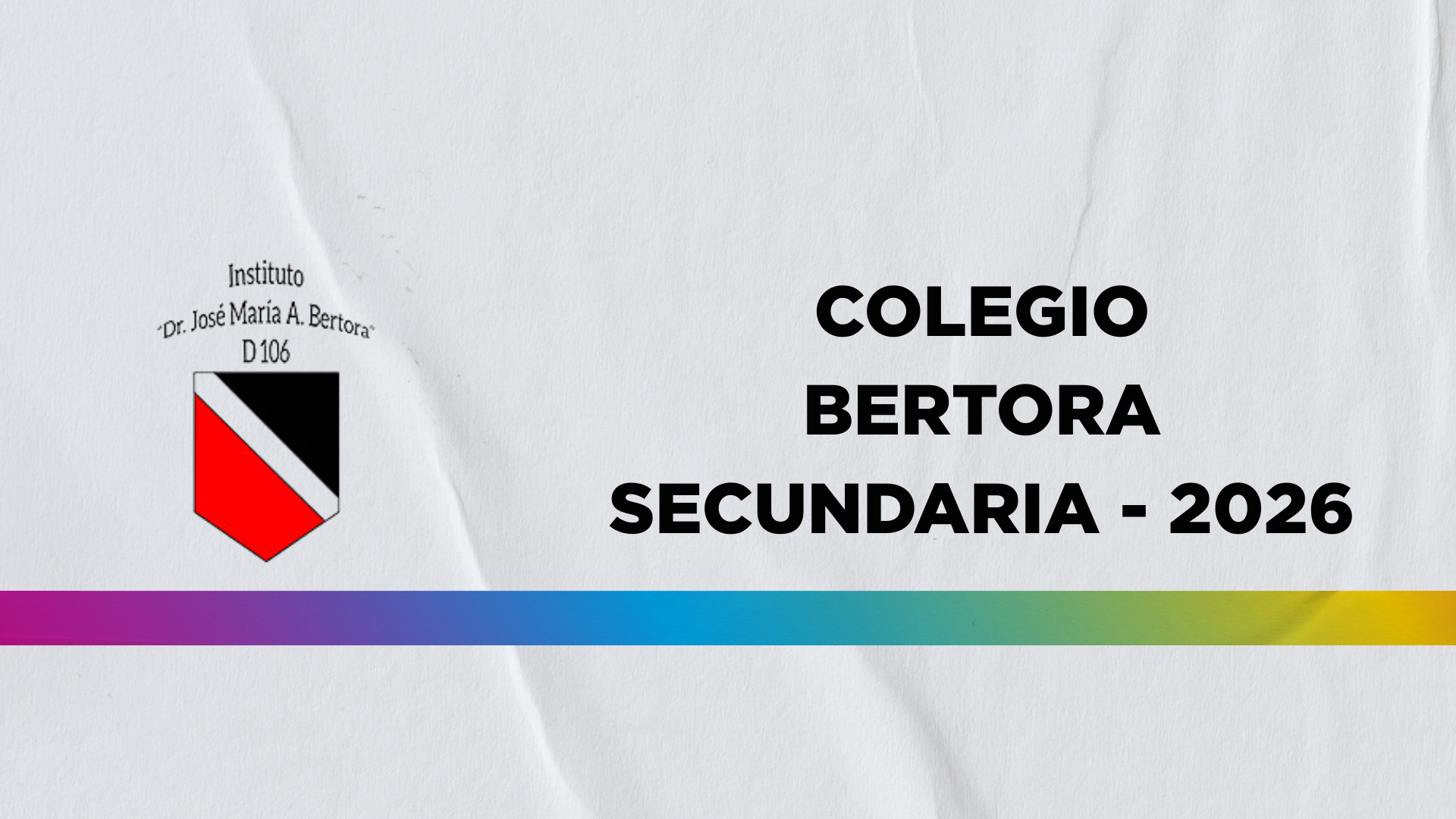 Colegio - BERTORA