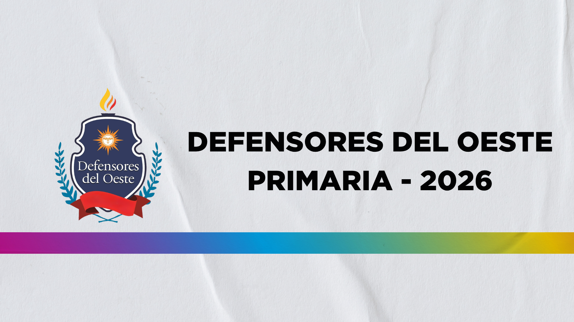 Colegio DEFENSORES DEL OESTE - PRIMARIA