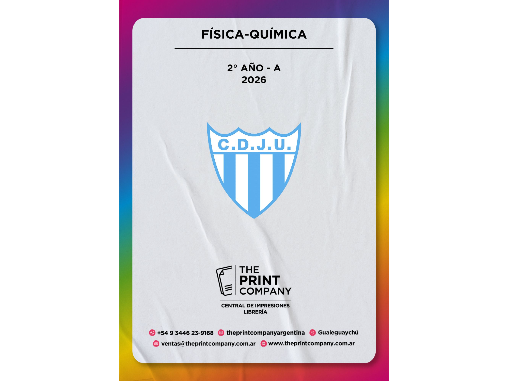 Física-Química - 2° AÑO - A