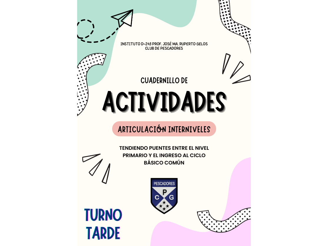 DOSSIER ARTICULACION 2026 - TURNO TARDE