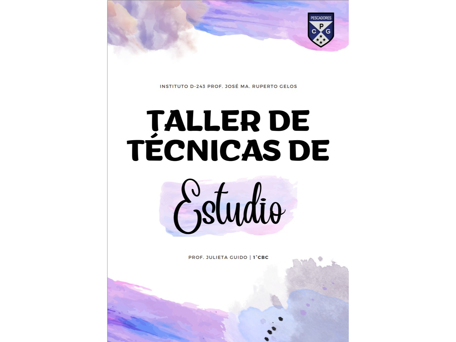 Técnicas de Estudio - 1° AÑO - B