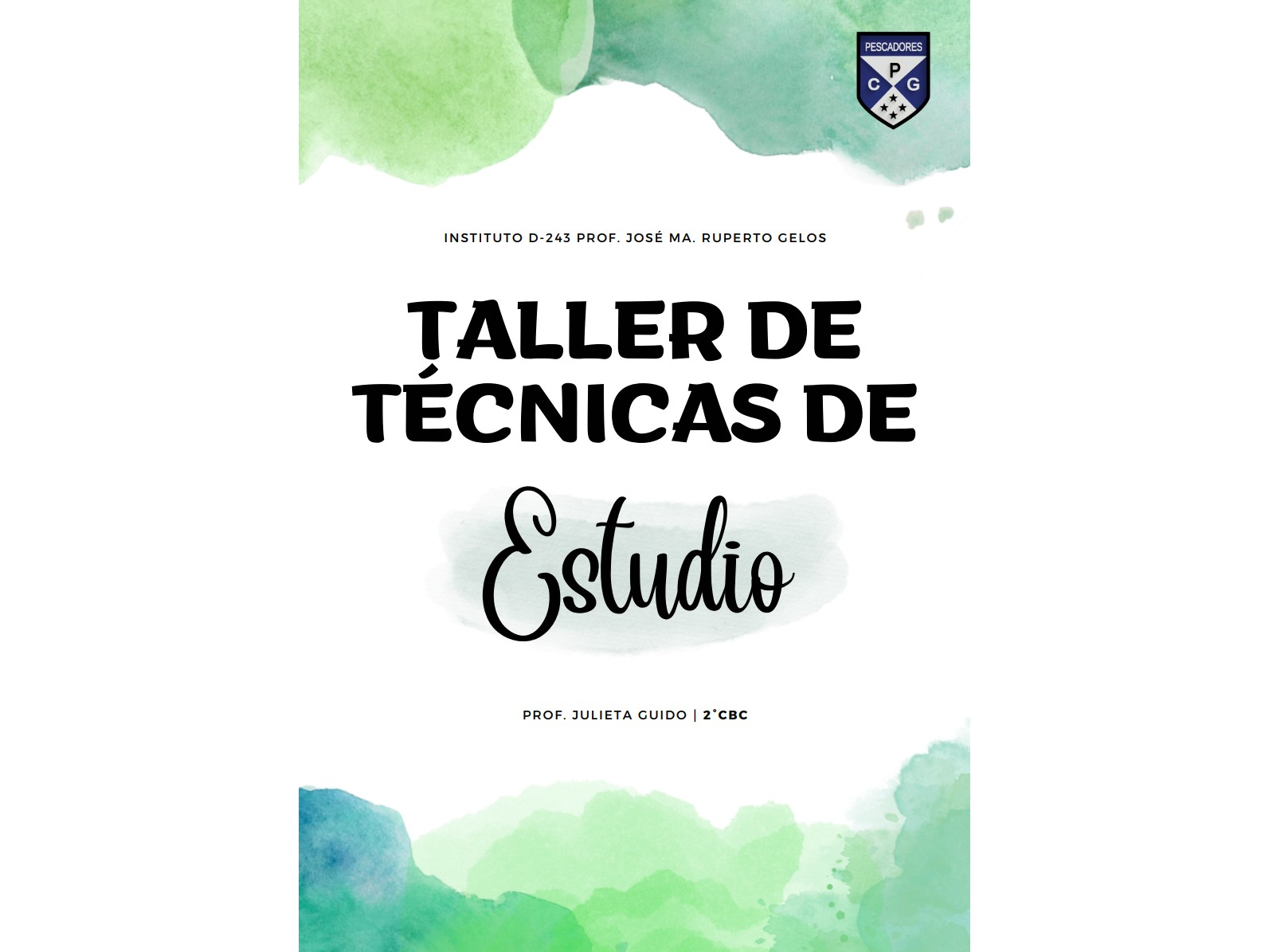 Técnicas de Estudio - 2° AÑO - B