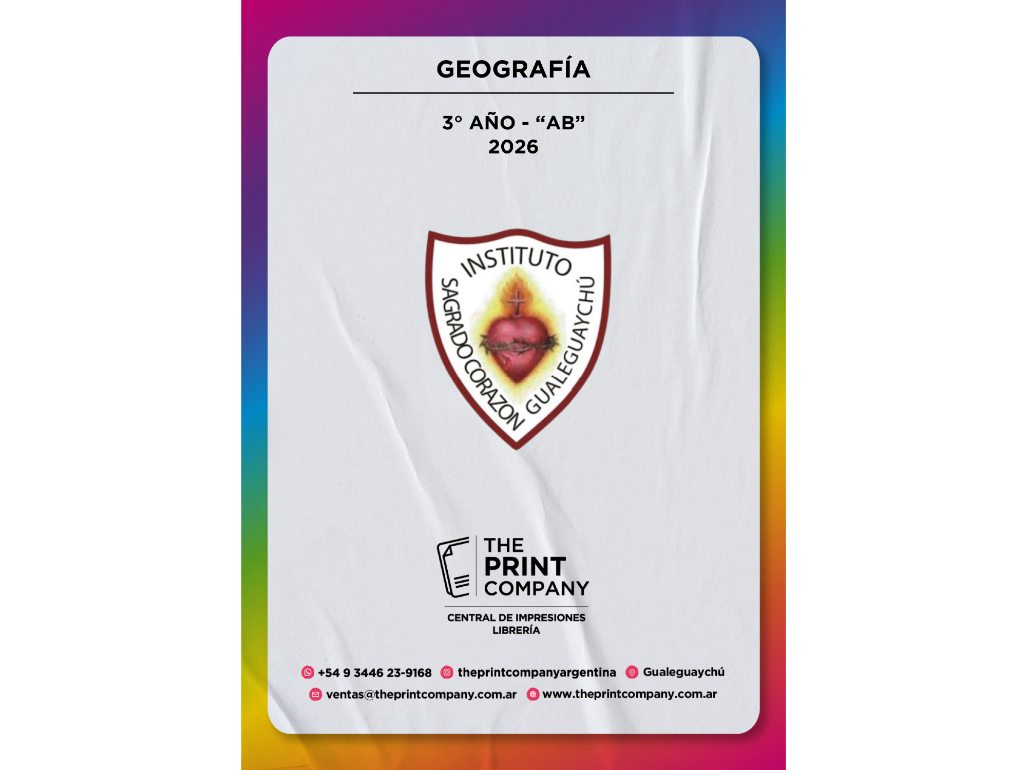 Geografía - 3° AÑO - AB - Prof. Noelia Echeverría