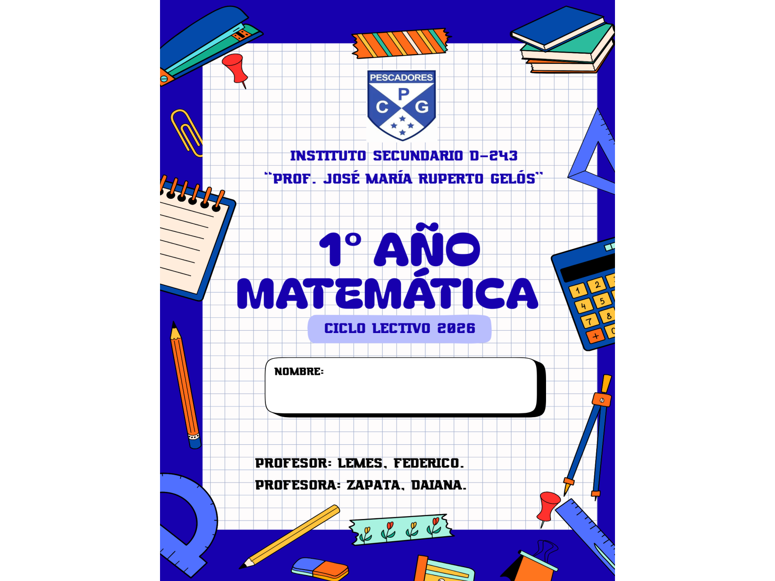 Matemática - 1° AÑO - B (+ ANEXO)