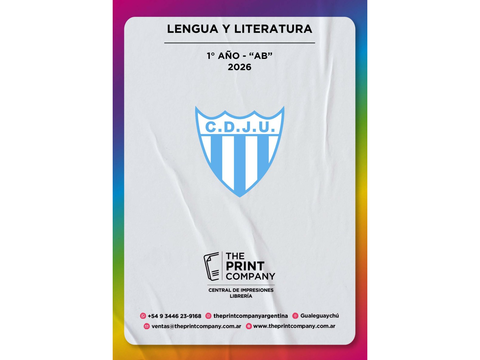 Lengua y Literatura - 1° AÑO AB