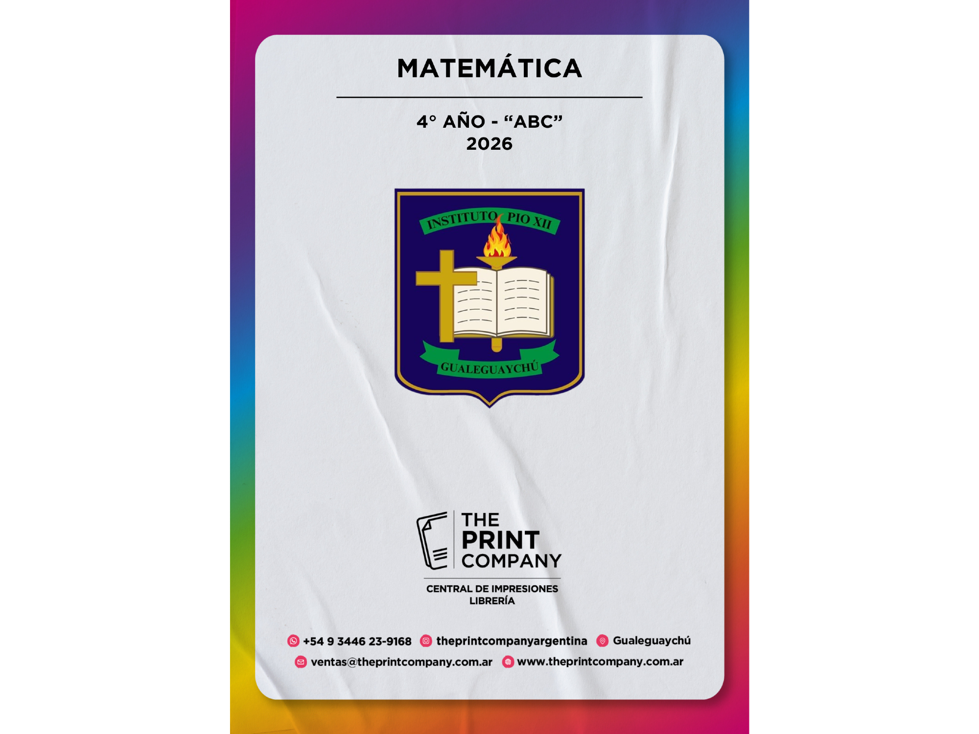Matemática - 4° AÑO - ABC