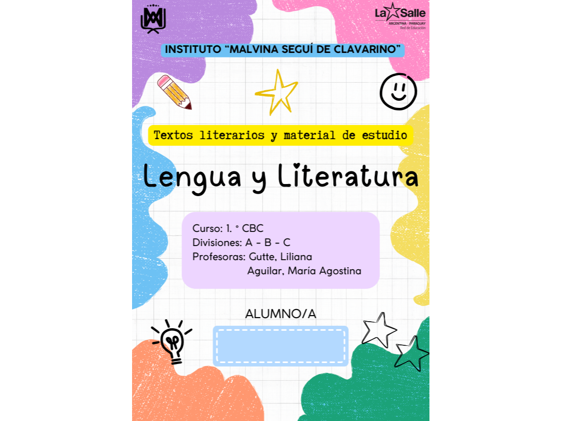 Lengua y Literatura - 1° AÑO - ABC