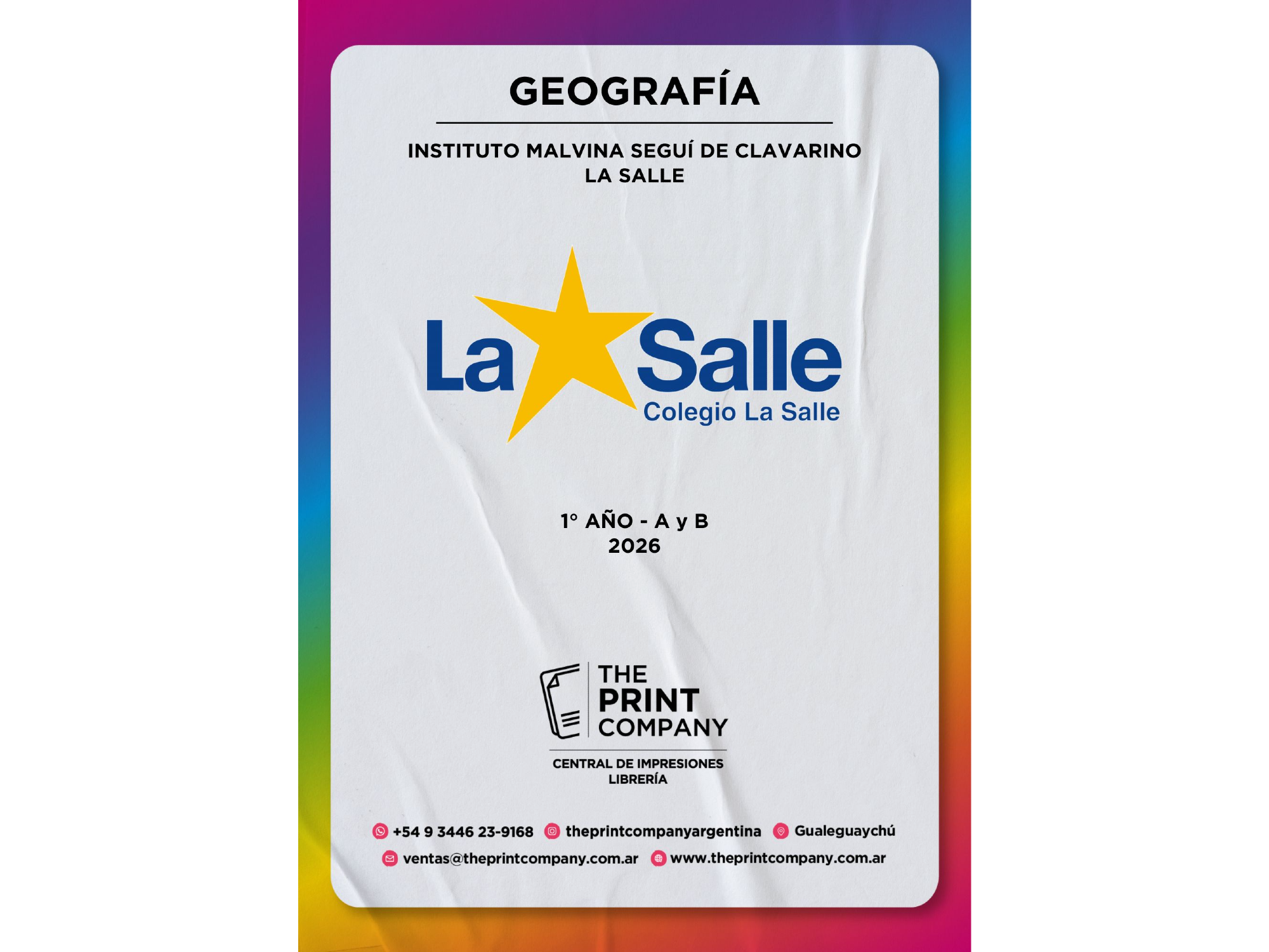 Geografía - 1° AÑO - AB - (Prof. Diana Gette)