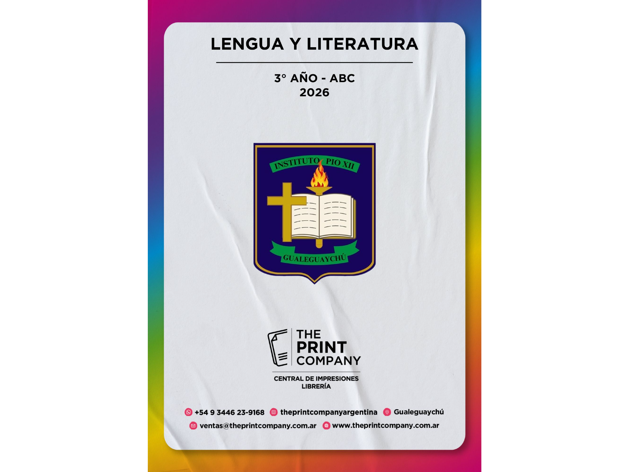 Lengua y Literatura - 3° AÑO - ABC - (Prof. Roquelina Neirotti y Emilia Villalba)