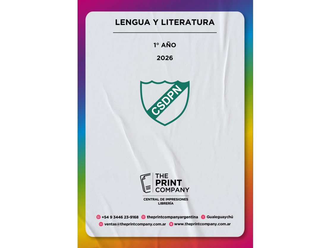 Lengua y Literatura - 1° AÑO - Pueblo Nuevo