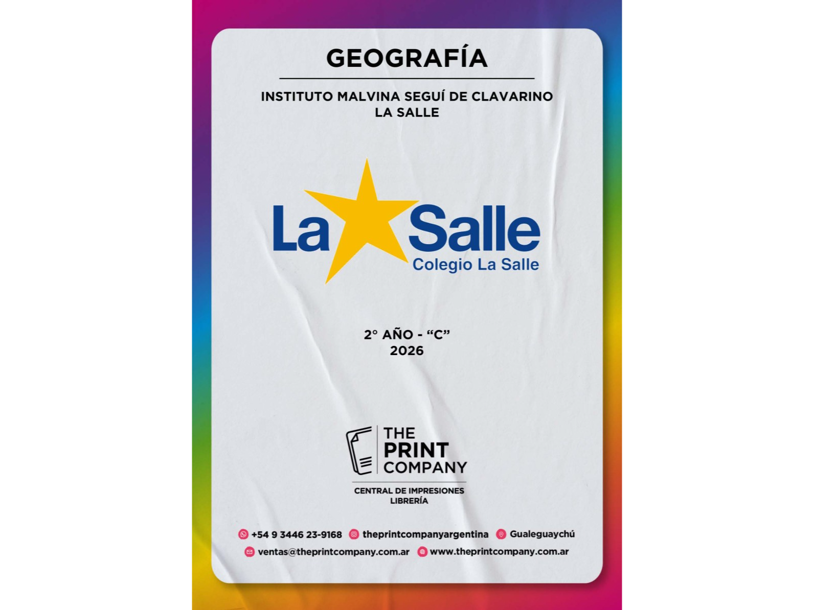 Geografía - 2° AÑO - C (Prof. Noelia Echeverría)