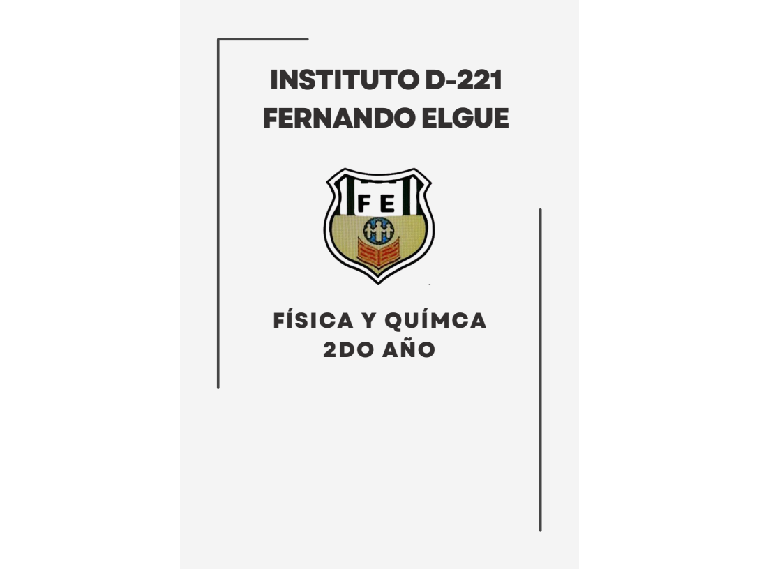 Física-Química - 2° AÑO