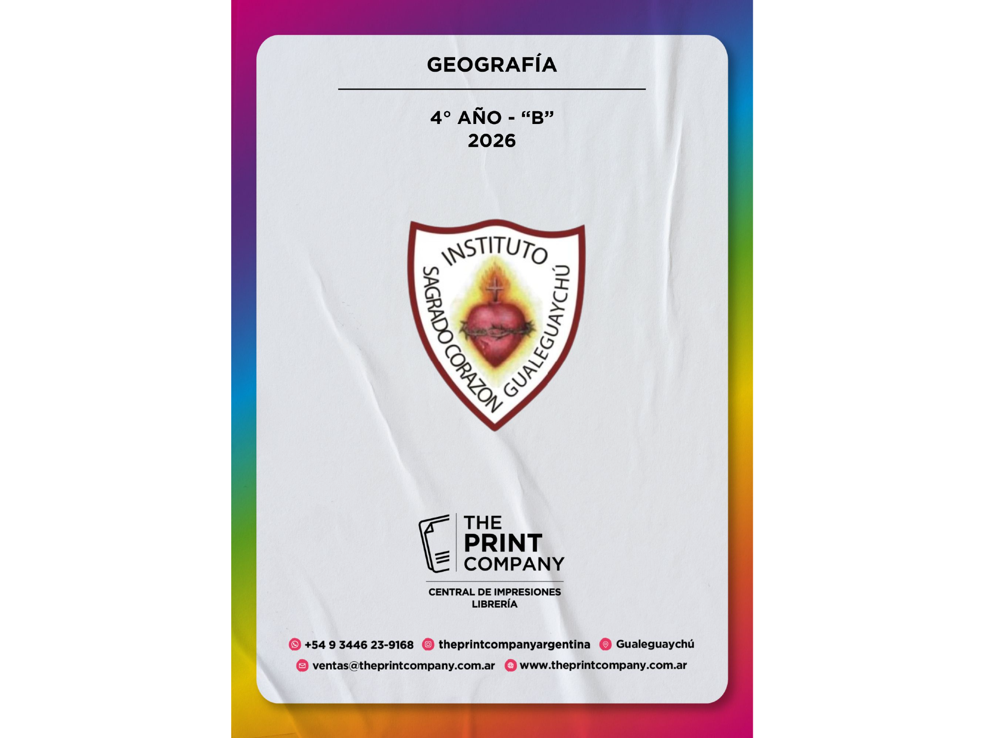 Geografía - 4° AÑO - B (Prof. Noelia Echeverría)