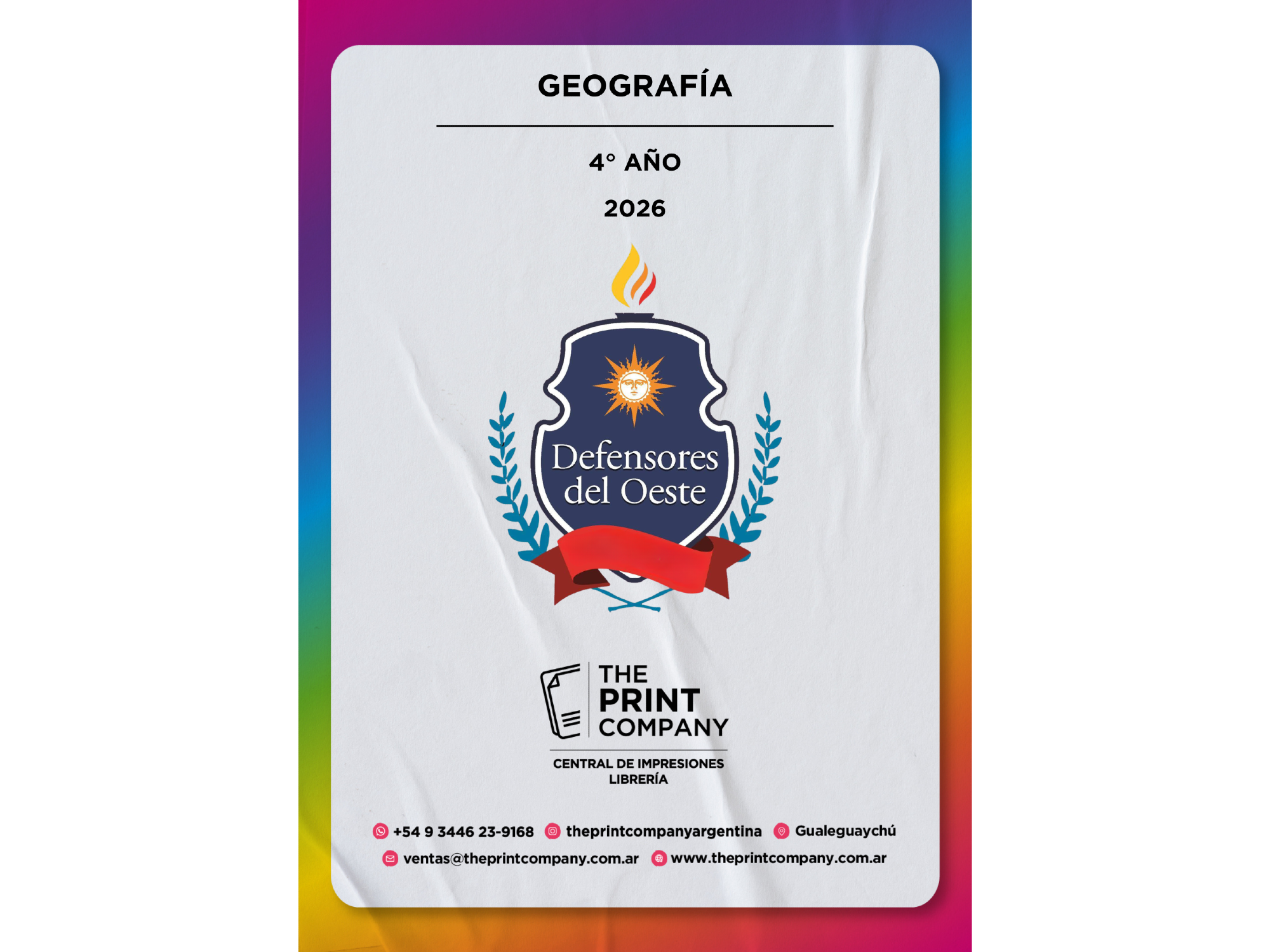 Geografía - 4° AÑO