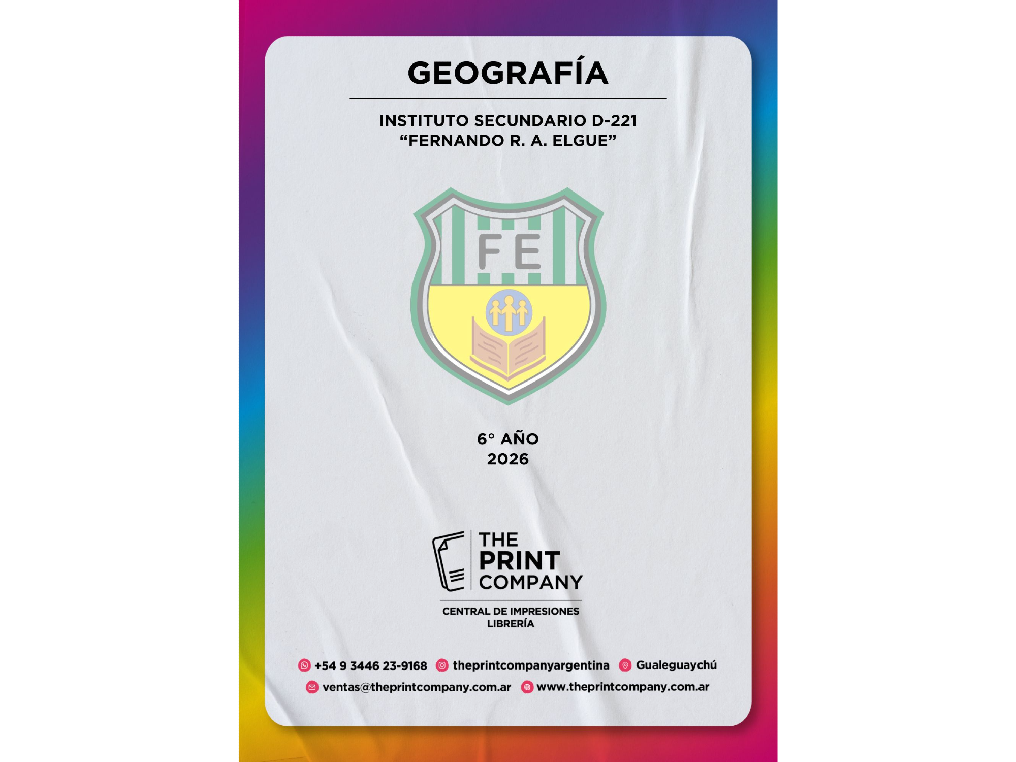 Geografía - 6° AÑO  (Prof. Diana Gette)