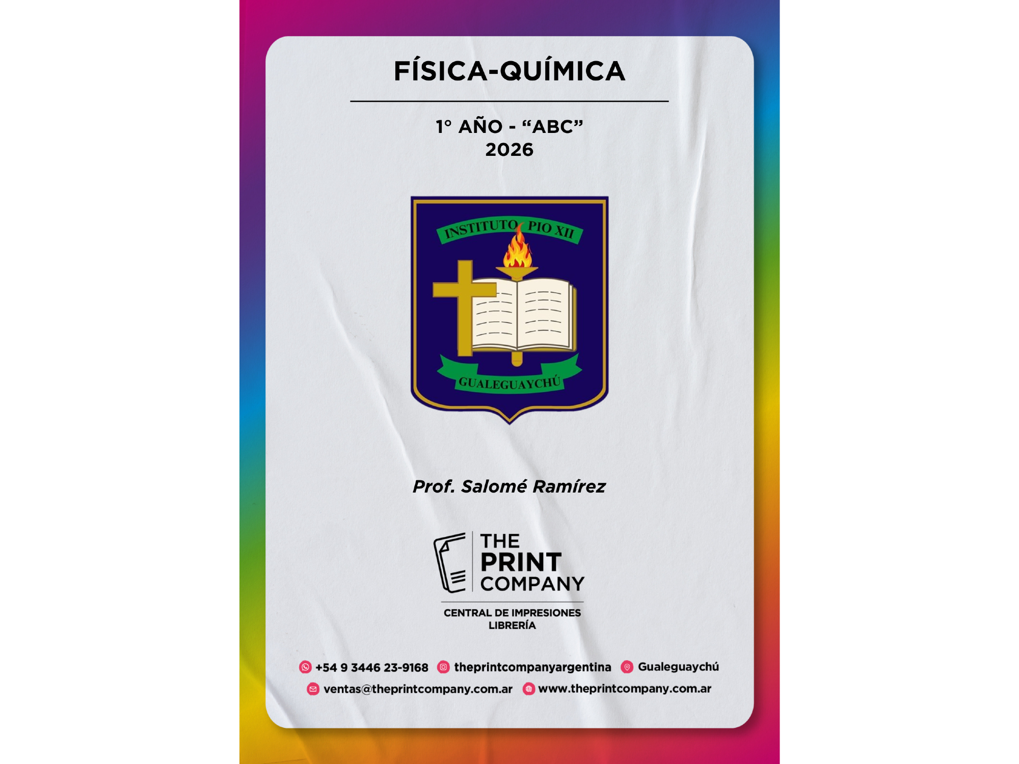 Física-Química - 1° AÑO - ABC de The Print Company