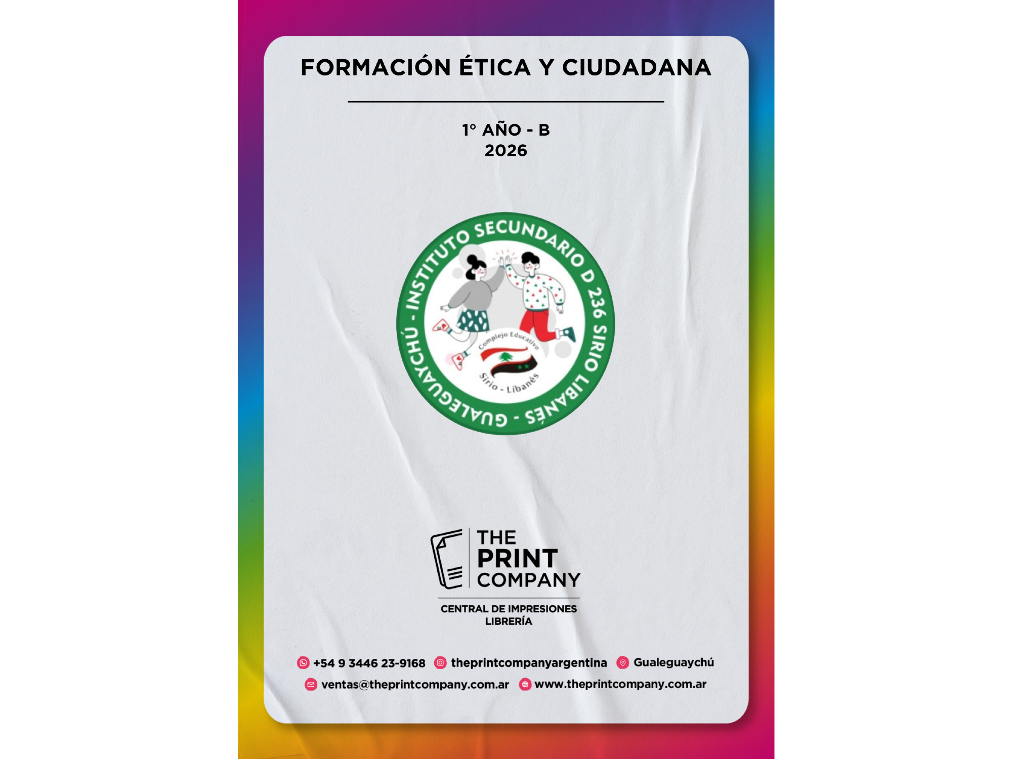 Formación Ética y Ciudadana - 1° AÑO - B