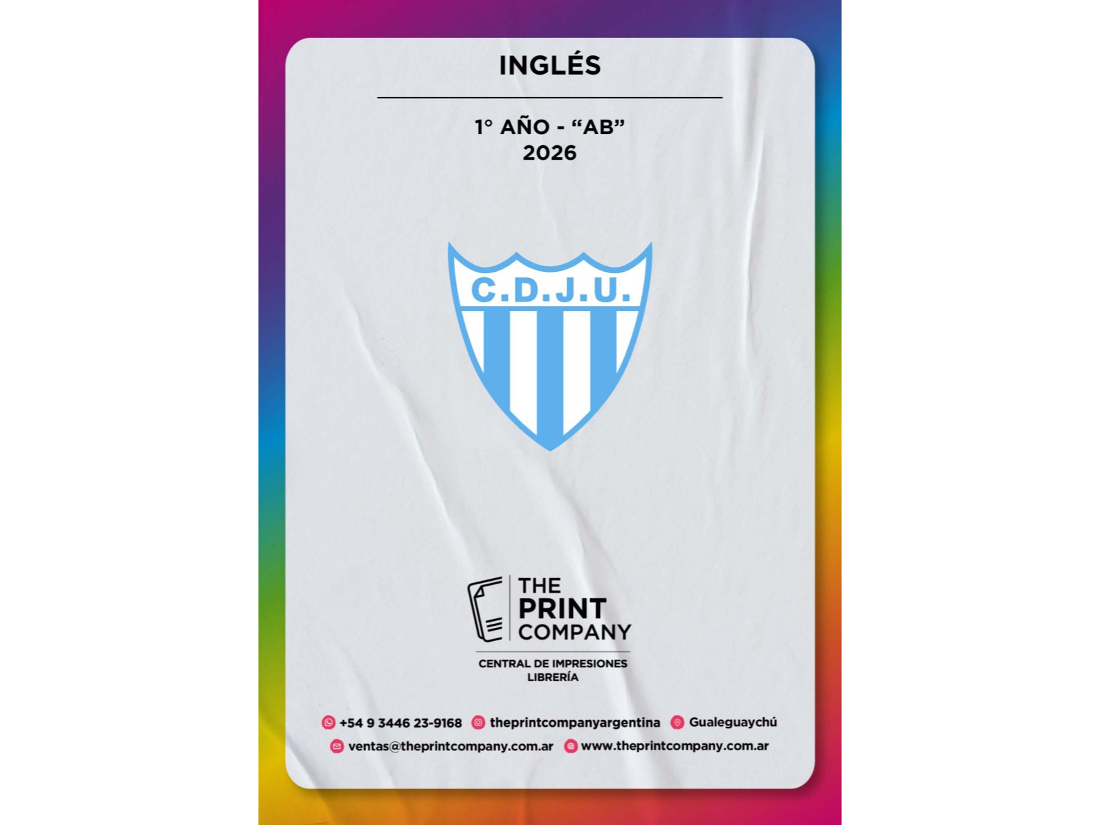 Inglés - 1° AÑO - AB