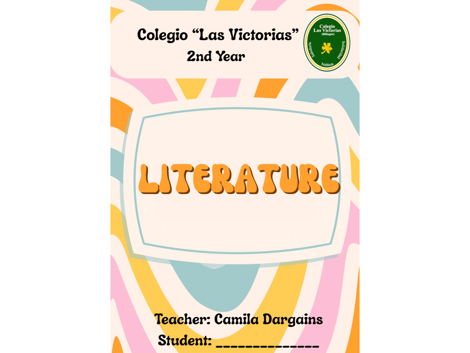 Literature - 2° AÑO + DRAMA SECTION