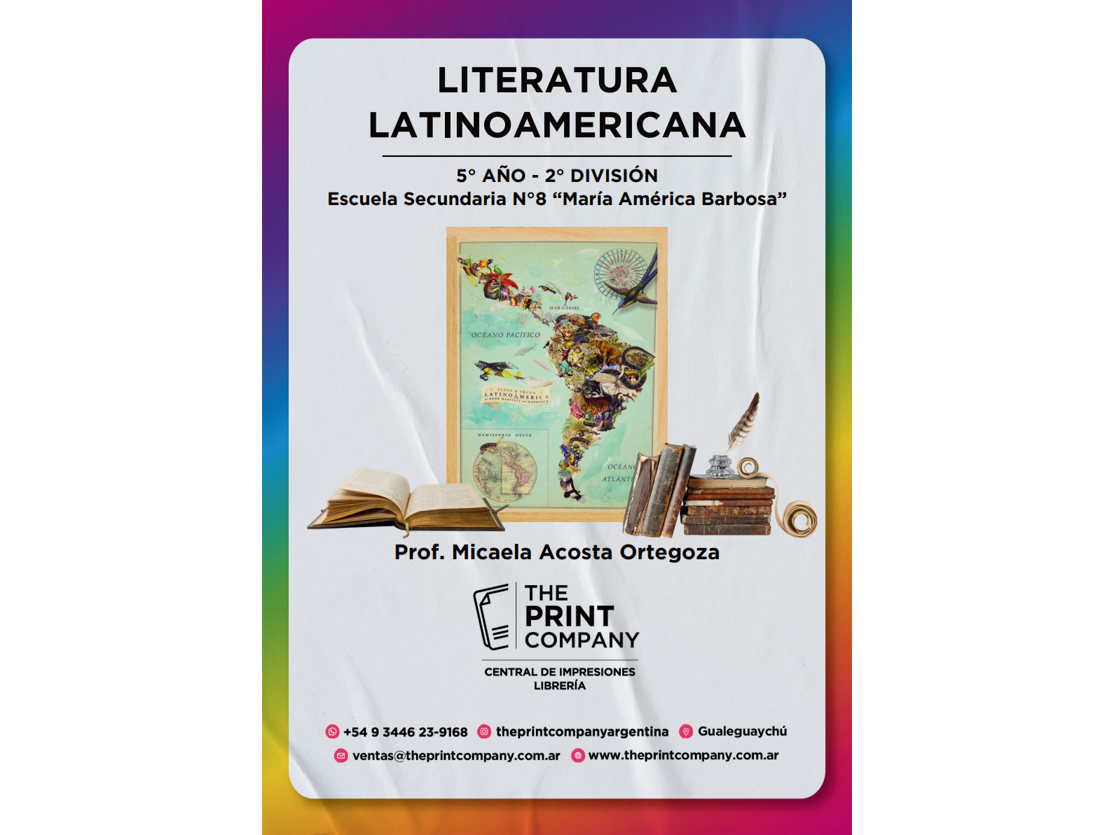 Literatura Latinoamericana - 5° 2° - (Prof. Micaela Acosta Ortegoza)